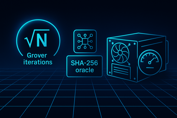 How Fast Could a Quantum Computer Mine SHA-256? (Reality Check, 2025)