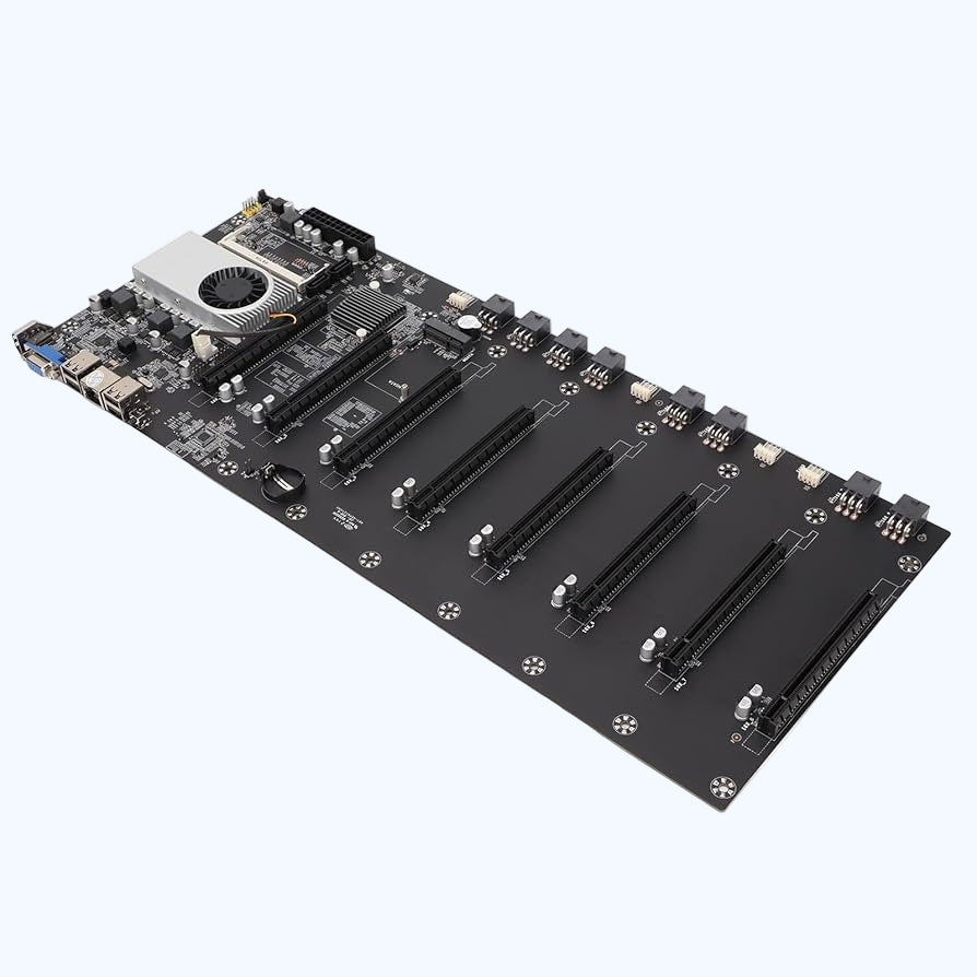 btc t37 mining motherboard for 8 graphics cards